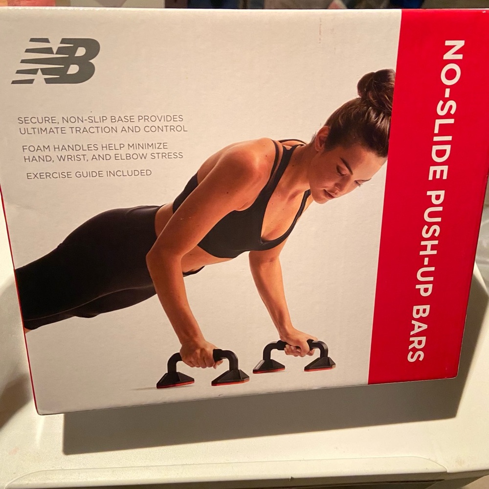 🧹🧼 Basement Clean-Out 
New Balance Push-Up Bars 💪🏾 💪🏾 😅